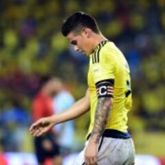 Falta de actitud y James: fallas de Colombia ante Argentina