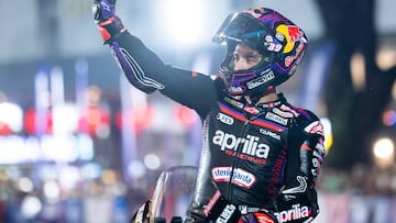 Jorge Martín, en la presentación de la temporada de MotoGP en Kuala Lumpur.