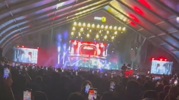 “Yo te amo Chile, con todos tus contrastes, aunque me pongan a cantar en el Metro, ahí yo daré mi corazón por ti”