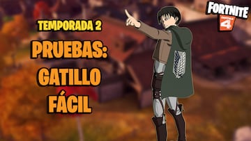 fortnite capitulo 4 temporada 2 mega misiones pruebas gatillo facil