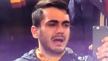 Lágrimas de emoción en el Olímpico de Roma por Totti