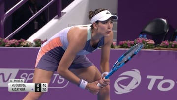Resumen del Muguruza vs Kasatkina del Torneo de Doha