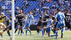 El Deportivo hizo dos tantos a bal&oacute;n parado ante el Tudelano.