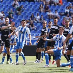 El balón parado, de problema a solución para el Deportivo