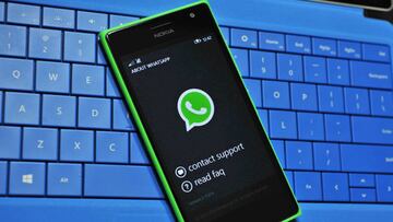 En diciembre ya no podrás seguir usando WhatsApp en un móvil Windows Phone
