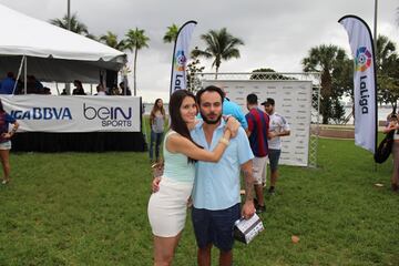 Las bellezas que vieron el Madrid - Barcelona en Miami