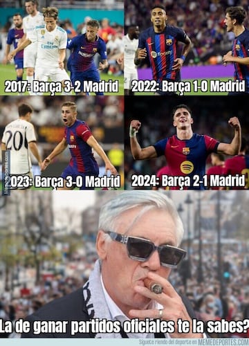Los mejores memes del clásico Real Madrid- Barcelona en Nueva Jersey