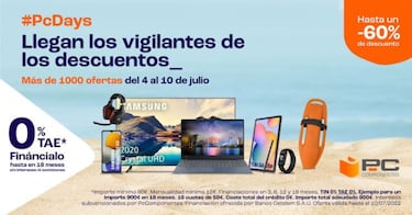 Llegan los descuentos PcDays de PcComponentes: hasta el 60% del 4 al 10 de julio