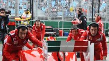 <b>MOMENTO COMPLICADO. </b>En Ferrari todos deben trabajar como una piña para mejorar los resultados.