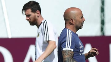 La intrincada trama de la pelea entre Sampaoli y Lio Messi