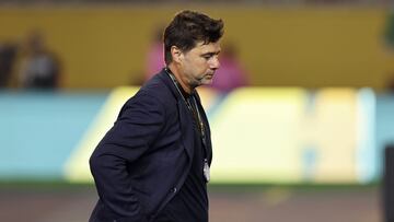 Mauricio Pochettino, entrenador de la Selección de Fútbol de Estados Unidos, en la final de la Copa Oro, frente a México.