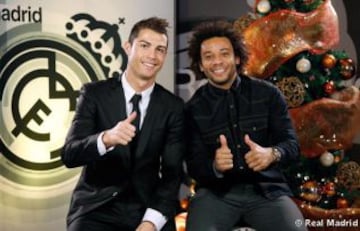 Cristiano Ronaldo y Marcelo