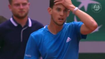 Los 6 primeros juegos fueron una oda al tenis: el punto que lo refrenda y dejó a Thiem así...