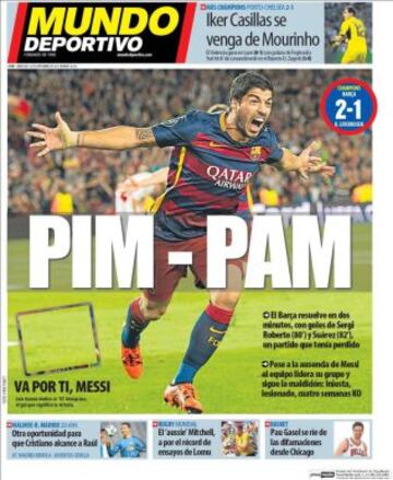 Portadas de la prensa deportiva