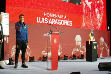 Homenaje a Luis Aragonés por el aniversario de la Euro2008