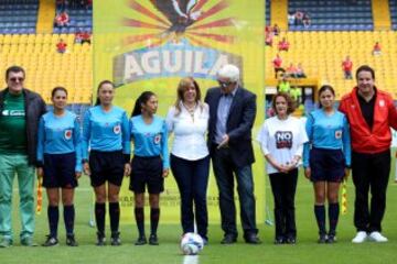 El fútbol femenino debuta en El Campín con triunfo de Santa Fe