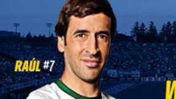 Su debut, un acontecimiento. El próximo 18 de abril, Raúl disputará su primer encuentro con el Cosmos en casa.
