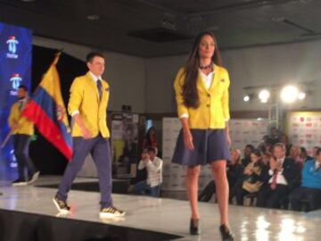 El Comité Olímpico Colombiano presentó los uniformes y equipación deportiva que usará la delegación de Colombia en los Olímpicos de Rio 2016.