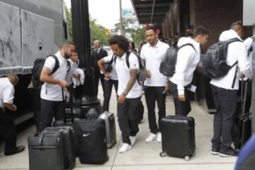 Marcelo y Keylor Navas.