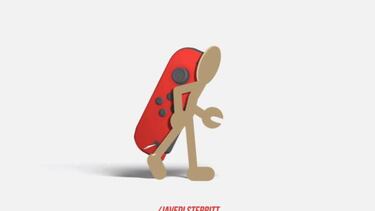 Laboman, el monigote de LABO imaginado en Super Smash Bros.