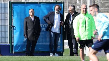 Chen, Rufete y Durán, Espanyol.