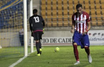 1-0. Giménez celebró el primer tanto.