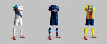 As¨ª ser¨ªan las camisetas de f¨²tbol de los equipos de F1