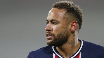 Soccer Football - Trophee des Champions - Final - Paris St Germain v Olympique de Marseille - Stade Bollaert-Delelis, Lens, France - January 13, 2021 Paris St Germain&#039;s Neymar during the match REUTERS/Pascal Rossignol