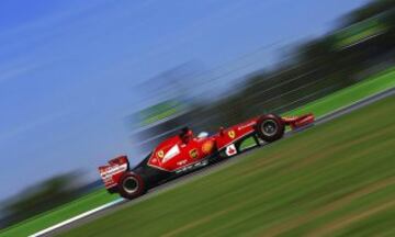 El piloto español del equipo Ferrari de Fórmula Uno, Fernando Alonso.