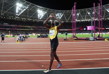 El jamaiquino quedó tercero en la final de los 100m del Mundial de Atletismo Londres 2017 y dio fin a su carrera llena de éxitos.