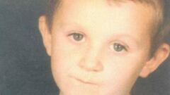 Retrato de la cara de Daniel Entwistle, ni&ntilde;o que desapareci&oacute; el 3 de mayo del 2003 en Norfolk, Inglaterra. 