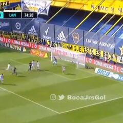 La inexorable ley del ex: Izquierdoz de cabeza para que Boca le gane a Lanús