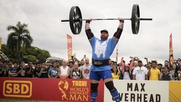 Hafthor Bjornsson’s return to strongman competitions suffered a huge setback over the weekend.