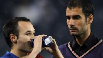 <b>SIN REPROCHES.</b> El técnico del FC Barcelona, Pep Guardiola, alabó la actitud de sus jugadores, tras el empate a uno, a los que no puede reprocharles nada porque, en su opinión, han sido mejores.