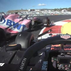 Verstappen arrolló a Stroll con una maniobra no penalizada