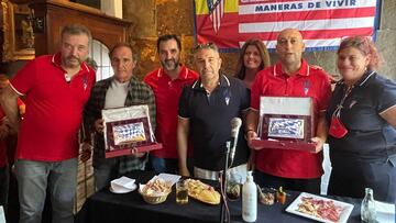 Peña Atlética Carabanchel y el Profe Ortega.