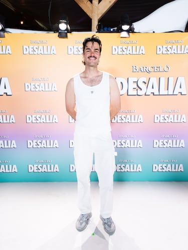 Peldanyos posa en la alfombra roja del festival Ron Barceló Desalia 2025.