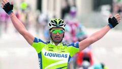 Victoria de Bennati y susto para Valverde