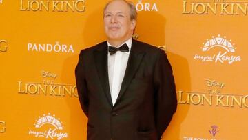 Hans Zimmer en la Premiere Europea de 'The Lion King' en Odeon Luxe Leicester Square, Inglaterra. Julio 14, 2019