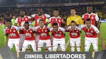 Independiente Santa Fe será el rival de Wanderers en la Libertadores.