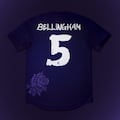 La nueva camiseta del club blanco, la cuarta para esta camapaña, ha sido presentada través de los diferentes perfiles de redes sociales del Real Madrid. Bellingham ha sido la cara principal para la presentación. El color de la elástica será el morado, uno de los colores característicos merengues.