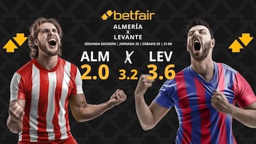 UD Almería vs. Levante UD: horario, dónde ver, pronósticos y clasificación