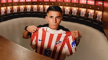 Almada: “Cuando yo era chico, Correa me regalaba camisetas del Atleti”