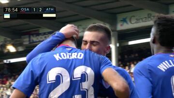 Resumen y goles del Osasuna vs. Athletic de la Liga Santander