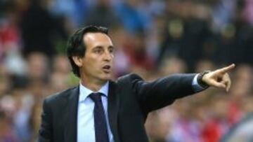 El entrenador del Sevilla Unai Emery