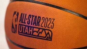 SALT LAKE CITY, UT - FEBRUARY 16: A generic basketball photo of the Official NBA Wilson basketball during NBAE Media Circuit Portraits as part of 2023 NBA All Star Weekend on Thursday, February 16, 2023 at the Hyatt Regency in Salt Lake City, Utah. NOTE TO USER: User expressly acknowledges and agrees that, by downloading and/or using this Photograph, user is consenting to the terms and conditions of the Getty Images License Agreement. Mandatory Copyright Notice: Copyright 2023 NBAE (Photo by Jeff Dean/NBAE via Getty Images)