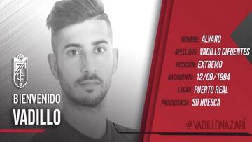 Vadillo se compromete con el Granada para dos temporadas