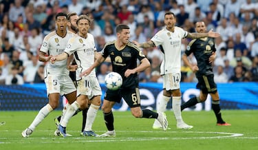 Bellingham, Modric, Robin Gosens y Joselu.