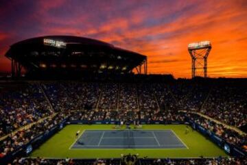 Vista general del Arthur Ashe Stadium.