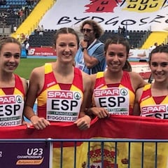 El oro en 4x100 y el bronce de Vallés completan las 7 medallas
